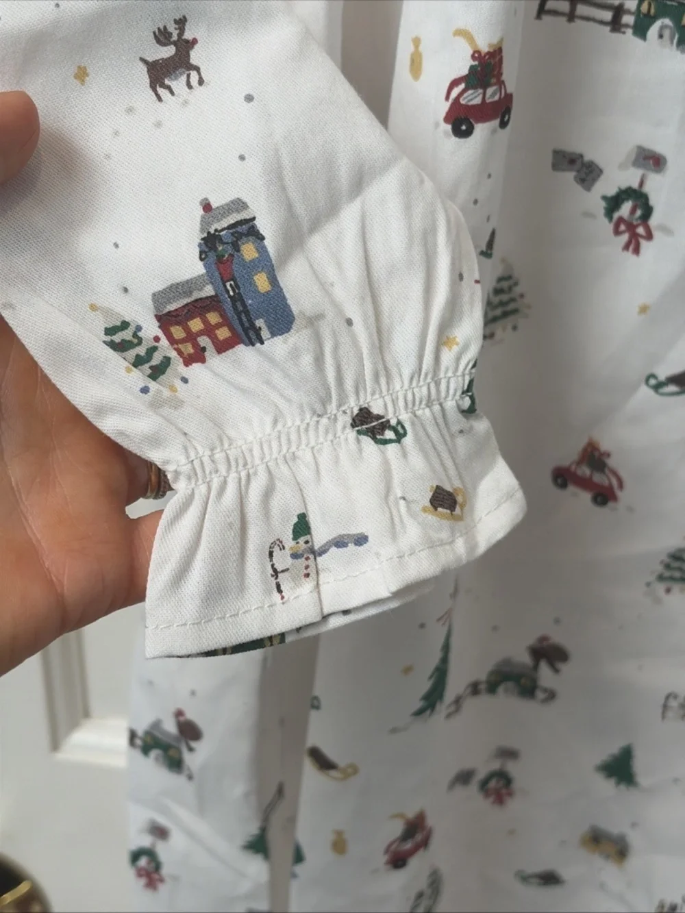 NWT Petite Plume 3T Twill Delphine Holiday Christmas Nightgown 100% Cotton